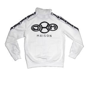 JKM MONOGRAM SWEATSHIRT JACKET/ White