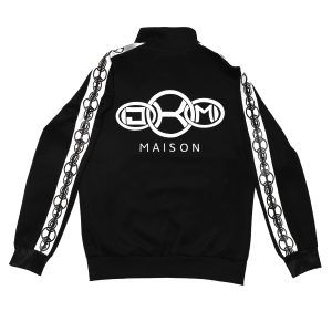 JKM MONOGRAM SWEATSHIRT JACKET/ Black
